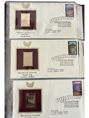 Wonders Of America First Day Of Issue Stamp Collection May 27 2006